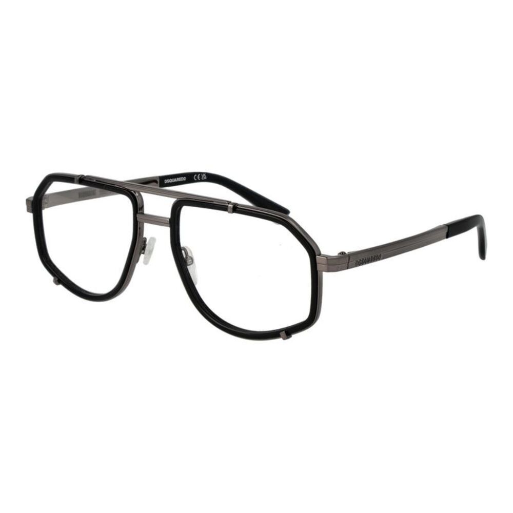 Dsquared² Black Metal Glasses Men's (Frames)